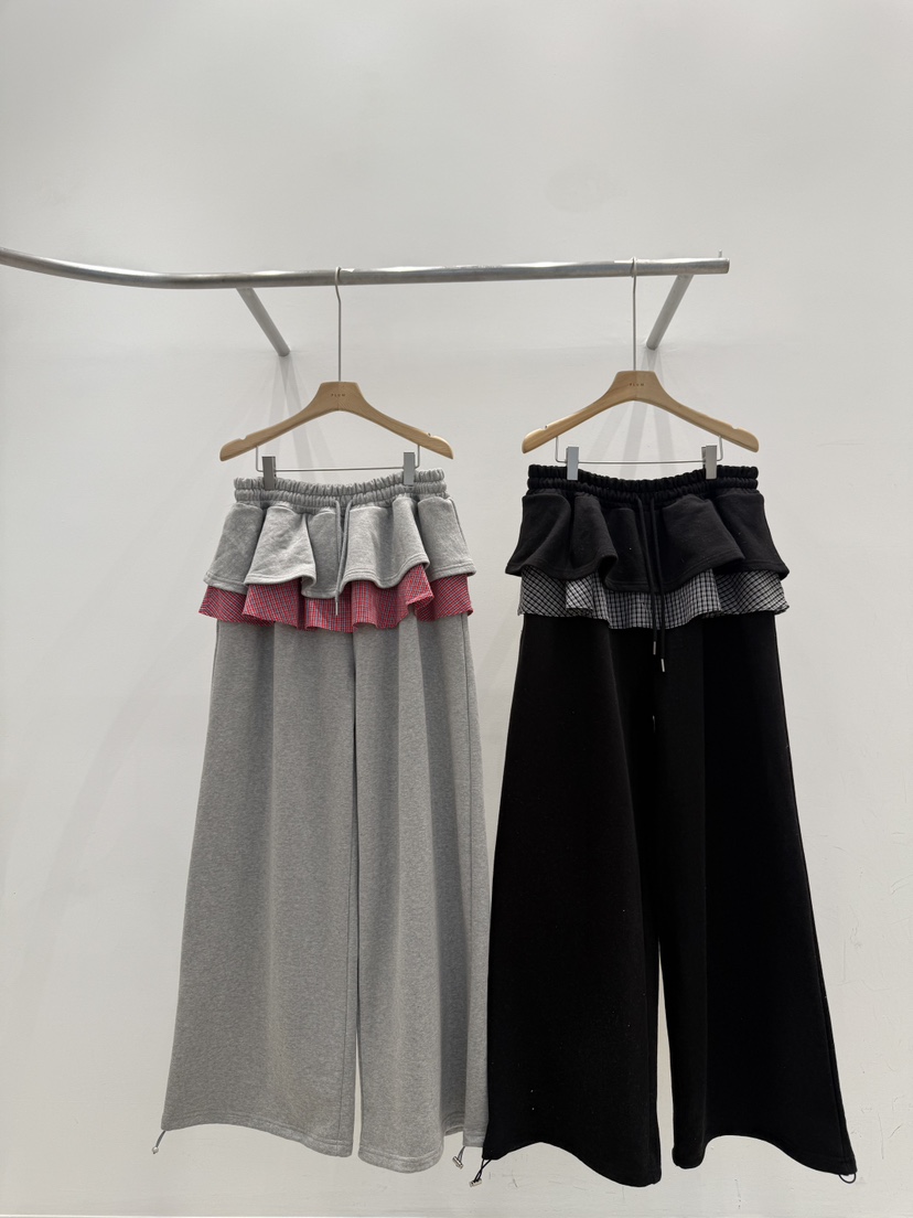 PLUM-Q/IFYOUSAYSO東大門實拍女士新品休閑26春夏裙褲格子PLUM-Q/IFYOUSAYSO裙褲