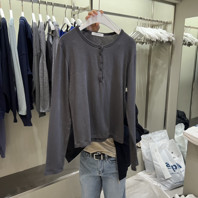 FAVE/FAVOURITE東大門代購女士新款職業熱賣推薦長袖T恤FAVE/FAVOURITE長袖T恤圖色1