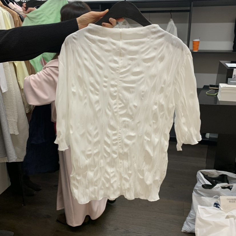 UNANSWERED-MYSTERY/FIFO東大門代購女裝新款人氣休閑T恤UNANSWERED-MYSTERY/FIFOT恤圖色4