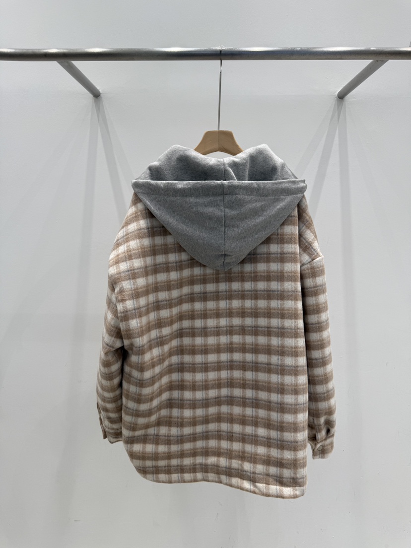 PLUM-Q/IFYOUSAYSO韓國代購女裝新品熱賣休閑人氣夾克格子PLUM-Q/IFYOUSAYSO夾克