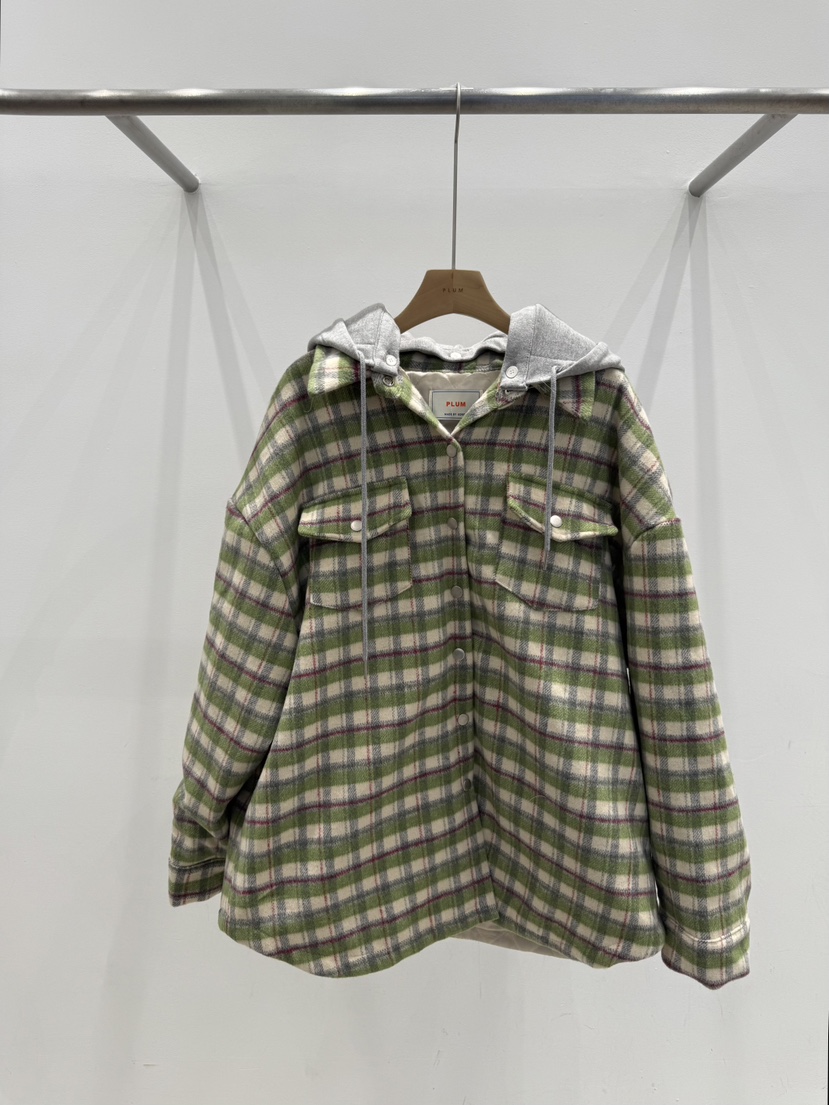 PLUM-Q/IFYOUSAYSO韓國代購女裝新品熱賣休閑人氣夾克格子PLUM-Q/IFYOUSAYSO夾克圖色2
