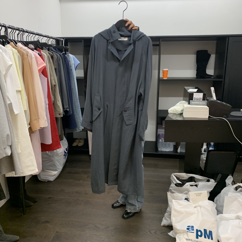 UNANSWERED-MYSTERY/FIFO東大門直郵女裝新款推薦長款風衣UNANSWERED-MYSTERY/FIFO長款風衣圖色3