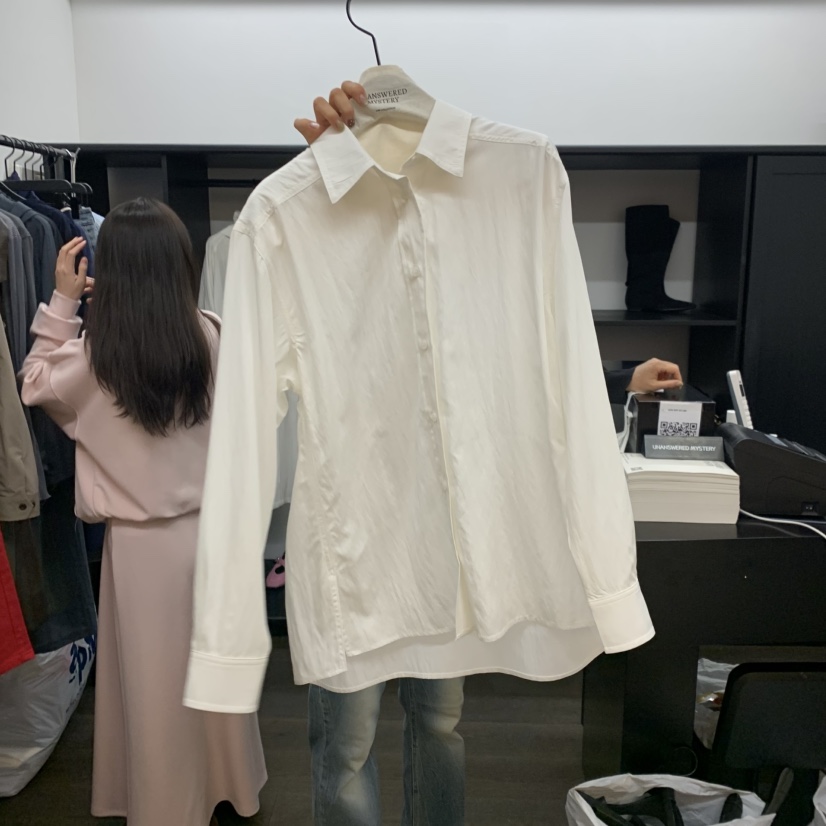 UNANSWERED-MYSTERY/FIFO韓國代購女裝新品時尚襯衫蕾絲衫UNANSWERED-MYSTERY/FIFO襯衫/蕾絲衫圖色3