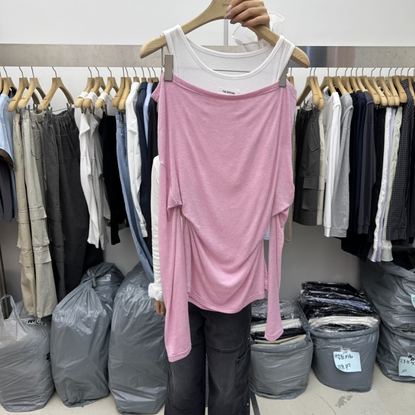 SPECIAL東大門直郵女士新款休閑熱賣人氣推薦真品長袖T恤SPECIAL長袖T恤圖色2