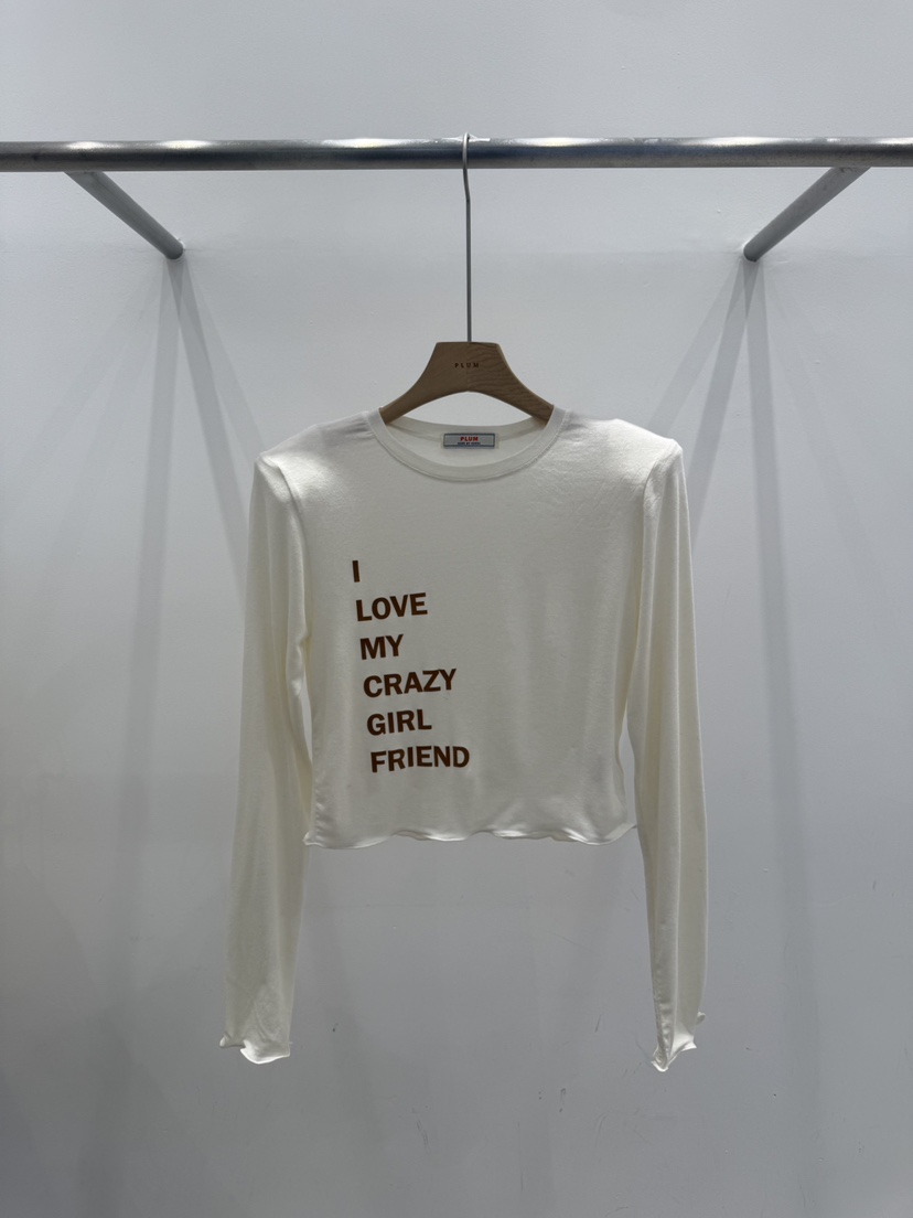 PLUM-Q/IFYOUSAYSO韓國代購女裝新品職業人氣熱賣長袖T恤PLUM-Q/IFYOUSAYSO長袖T恤圖色1