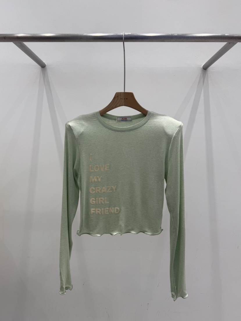 PLUM-Q/IFYOUSAYSO韓國代購女裝新品職業人氣熱賣長袖T恤PLUM-Q/IFYOUSAYSO長袖T恤圖色2