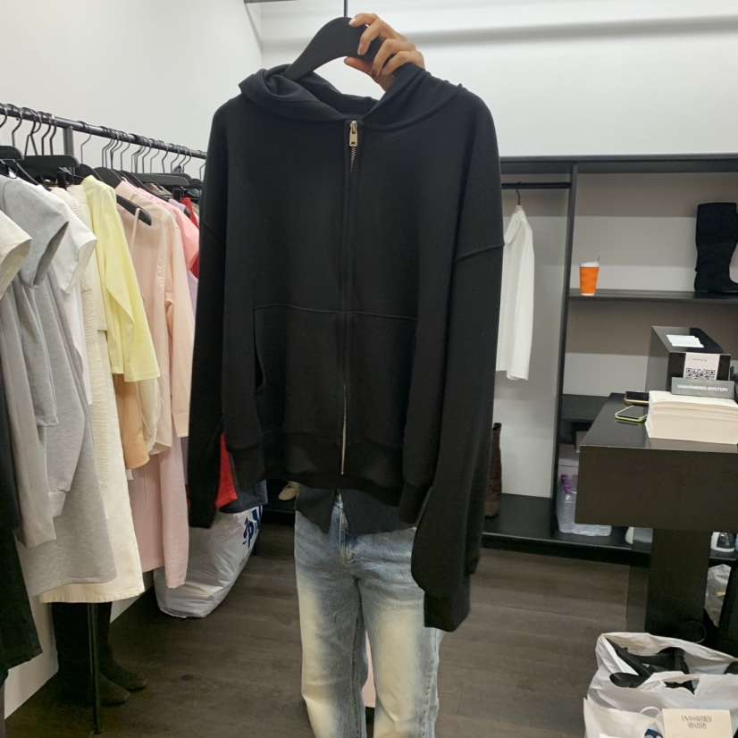 UNANSWERED-MYSTERY/FIFO韓國直郵女裝新品真品衛衣連帽拉鏈衫柔軟UNANSWERED-MYSTERY/FIFO衛衣圖色2