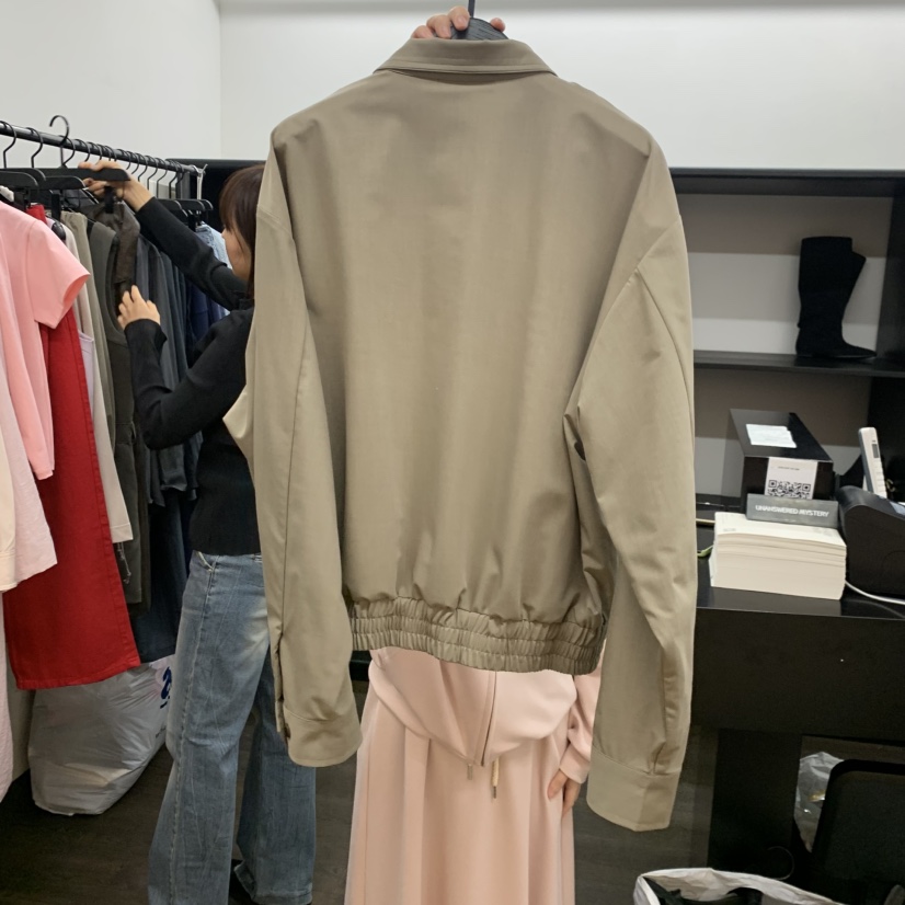 UNANSWERED-MYSTERY/FIFO韓國直郵女裝新品真品夾克羊毛高領UNANSWERED-MYSTERY/FIFO夾克