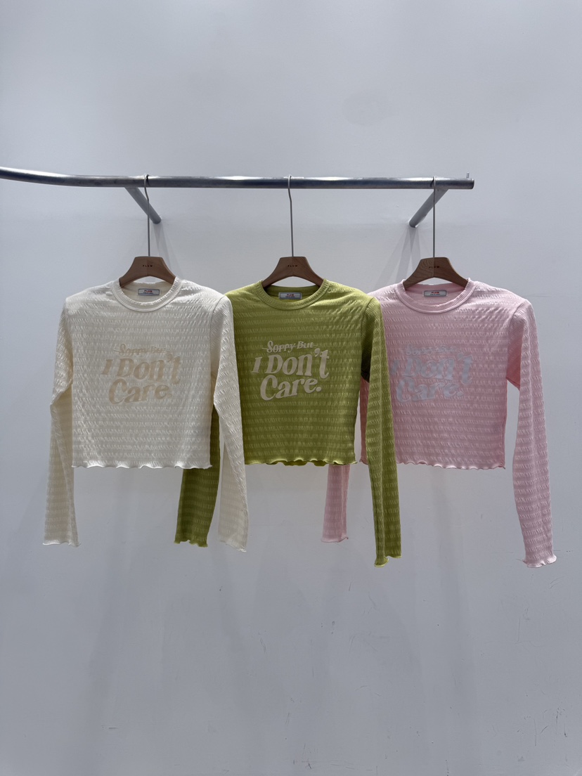 PLUM-Q/IFYOUSAYSO韓國直郵女士新品熱賣人氣時尚長袖T恤PLUM-Q/IFYOUSAYSO長袖T恤