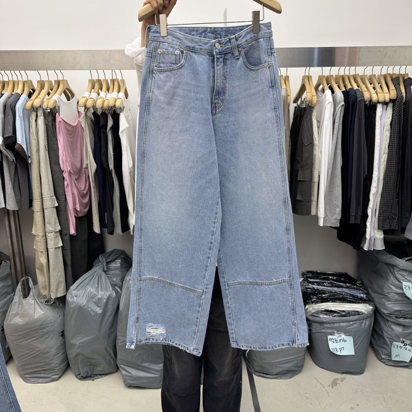 SPECIAL東大門直郵女裝新款熱賣人氣推薦休閑26春夏牛仔褲SPECIAL牛仔褲圖色2淺色