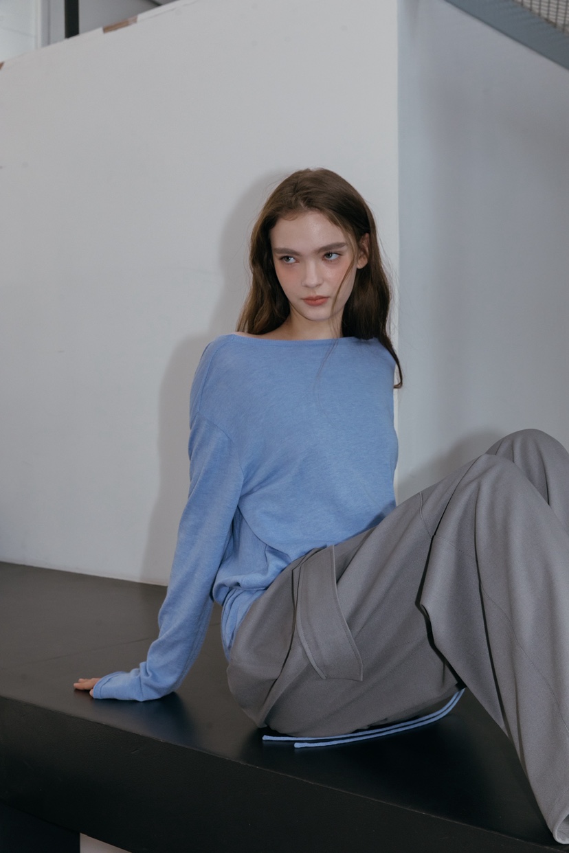 UNBOUND東大門直郵女裝新款推薦真品人氣職業針織衫含腰繩UNBOUND針織衫