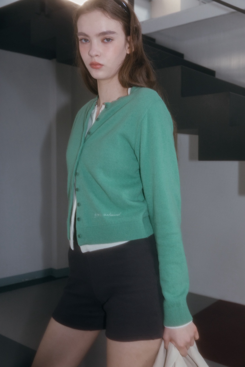 UNBOUND東大門實拍女裝新品人氣休閑26春夏推薦針織衫刺繡UNBOUND針織衫