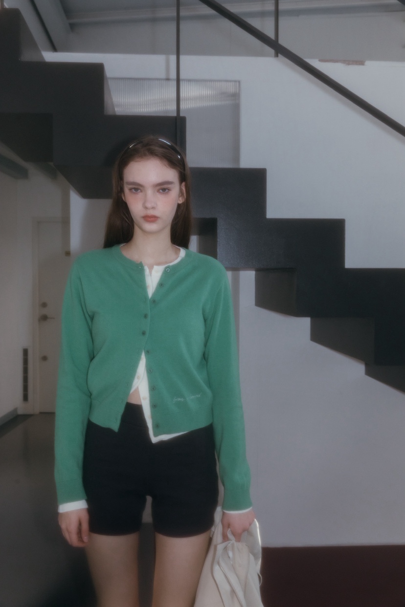 UNBOUND東大門實拍女裝新品人氣休閑26春夏推薦針織衫刺繡UNBOUND針織衫