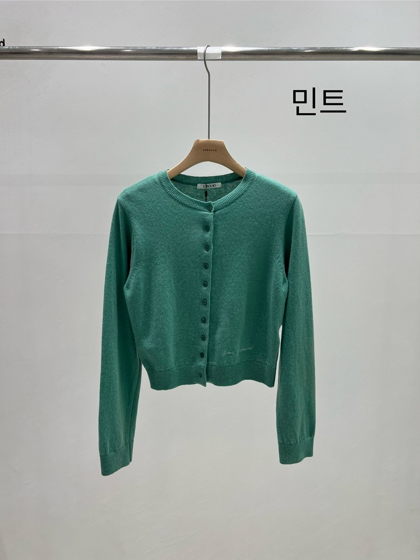 UNBOUND東大門實拍女裝新品人氣休閑26春夏推薦針織衫刺繡UNBOUND針織衫圖色1