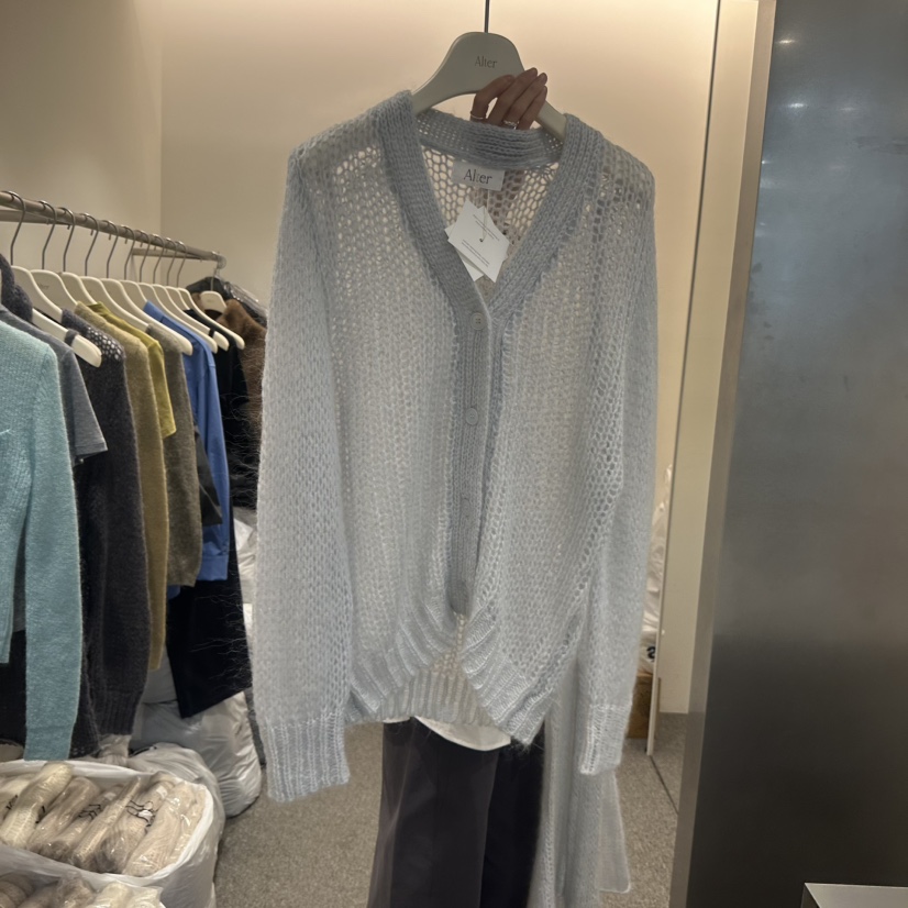 ALTER東大門實拍女士新款職業推薦熱賣時尚針織衫不含內搭Alter針織衫圖色3