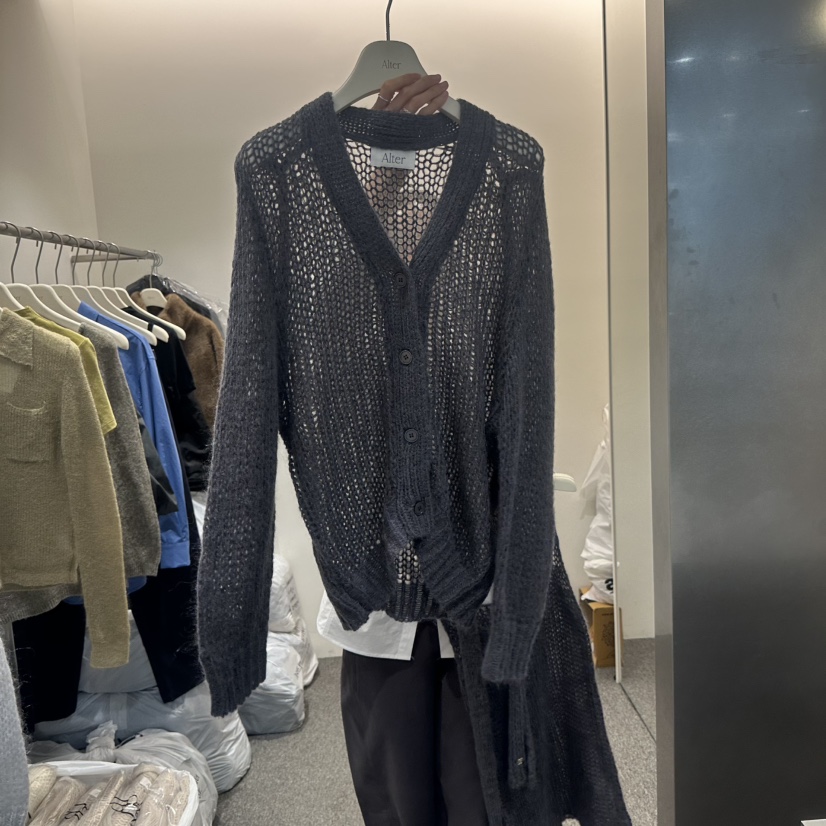 ALTER東大門實拍女士新款職業推薦熱賣時尚針織衫不含內搭Alter針織衫圖色4