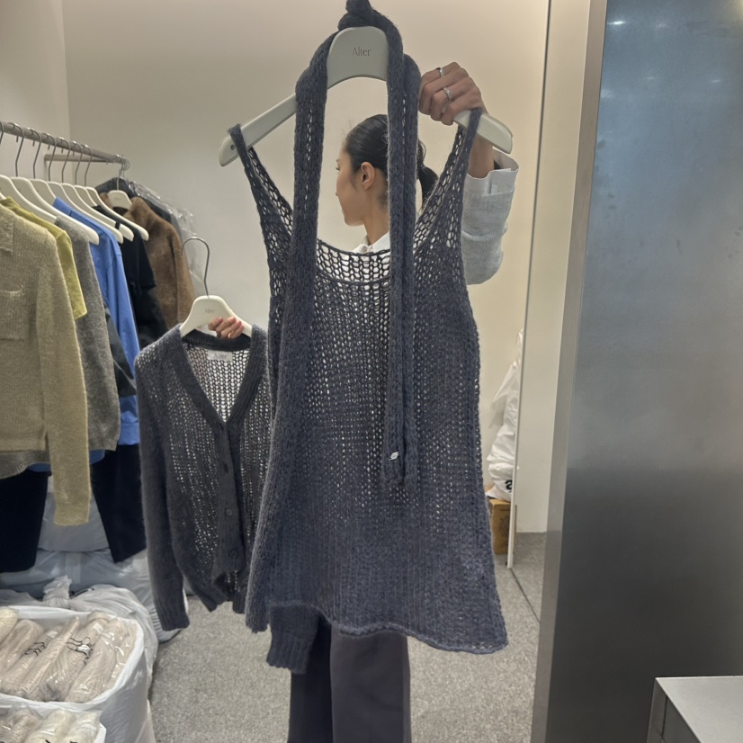 ALTER東大門直郵女裝新品時尚休閑推薦熱賣吊帶背心含圍巾Alter吊帶/背心圖色4