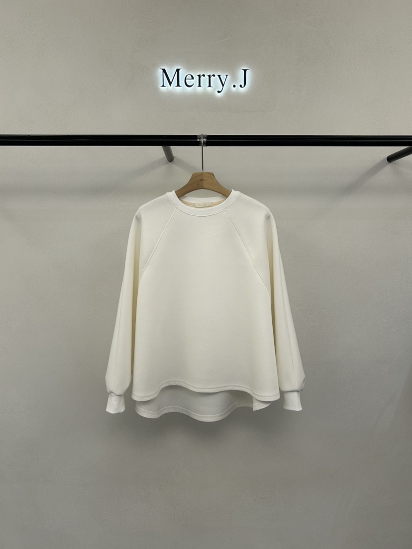 MERRY-J東大門代購女士新款職業人氣真品推薦長袖T恤斗篷MERRY-J長袖T恤圖色1