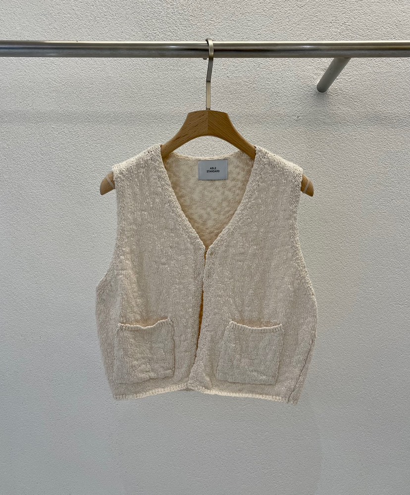 ABLERING韓國直郵女士新款熱賣職業時尚休閑26春夏人氣馬甲ABLE STANDARD/ABLERING馬甲圖色1