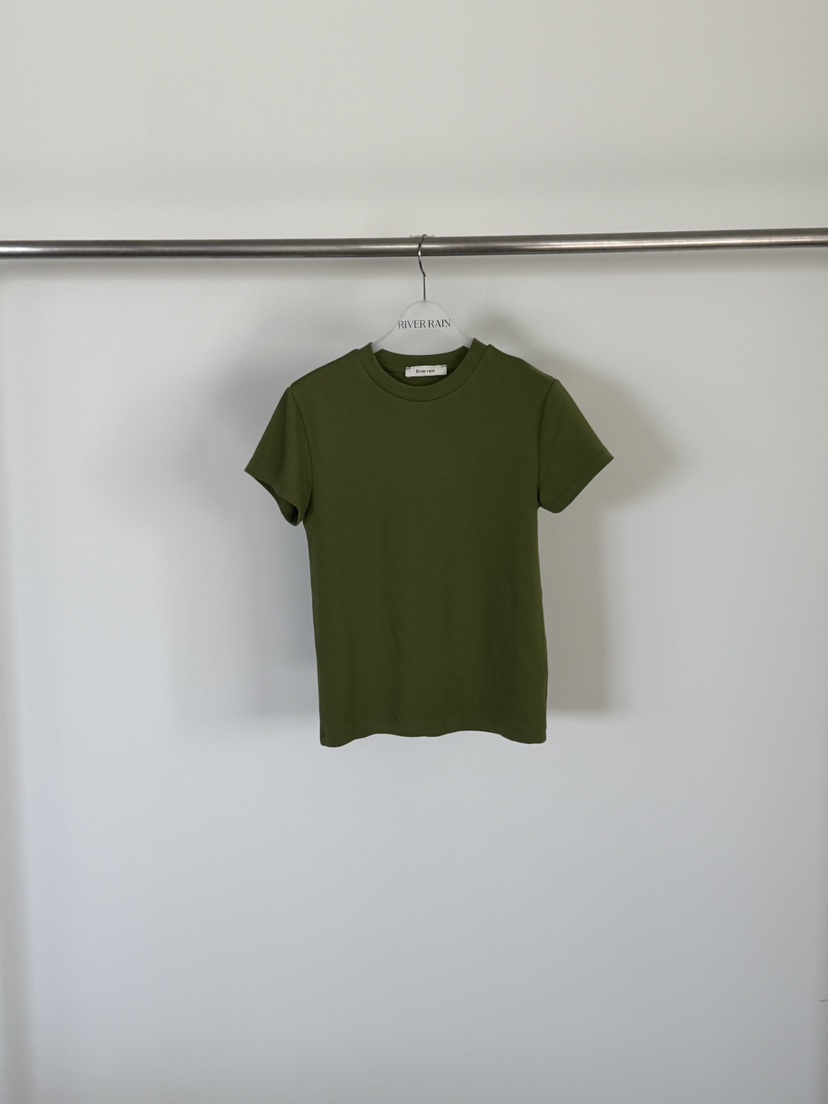 RIVER RAIN韓國直郵女士新品推薦熱賣休閑時尚26春夏T恤刺繡RIVER RAINT恤圖色3