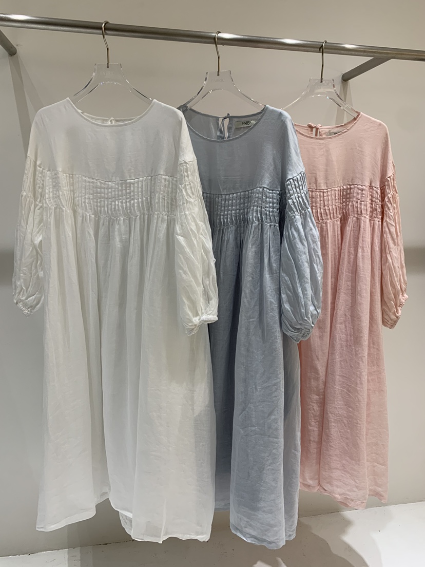 FABRIC韓國代購女士新款休閑推薦真品職業26春夏熱賣連衣裙FABRIC連衣裙