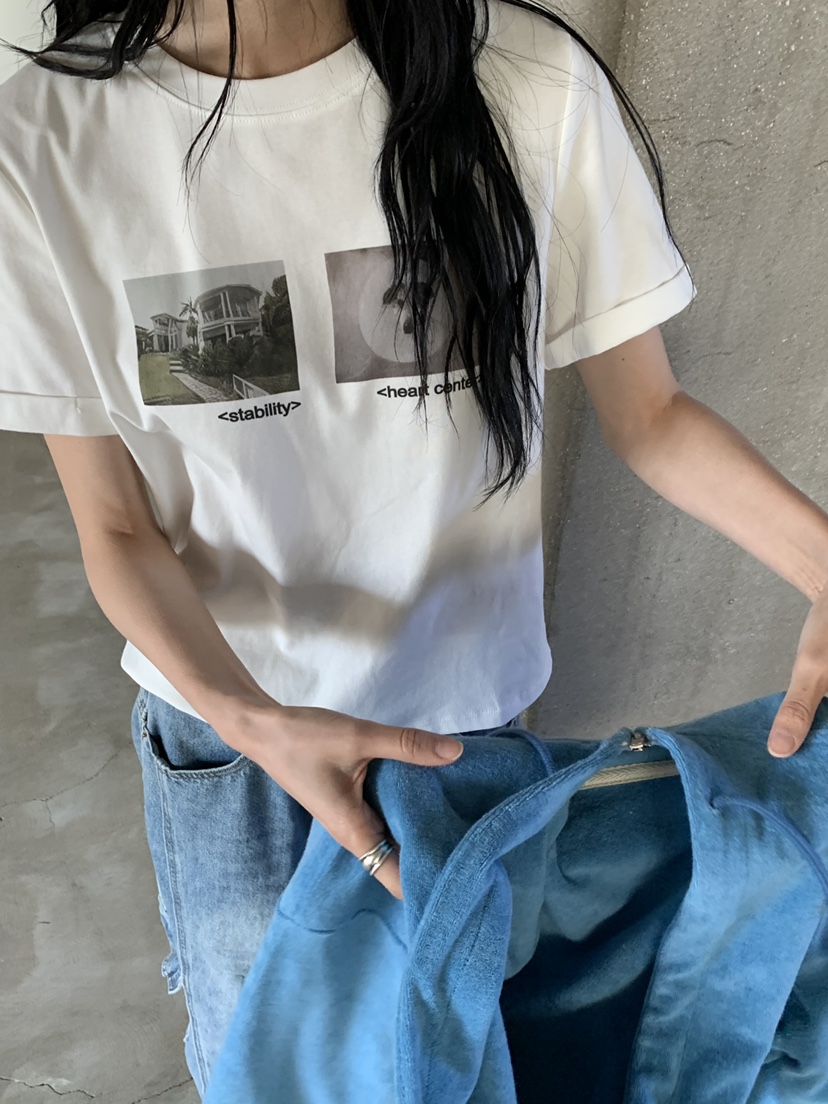 RIVER RAIN韓國代購女士新品時尚休閑26春夏人氣熱賣T恤RIVER RAINT恤