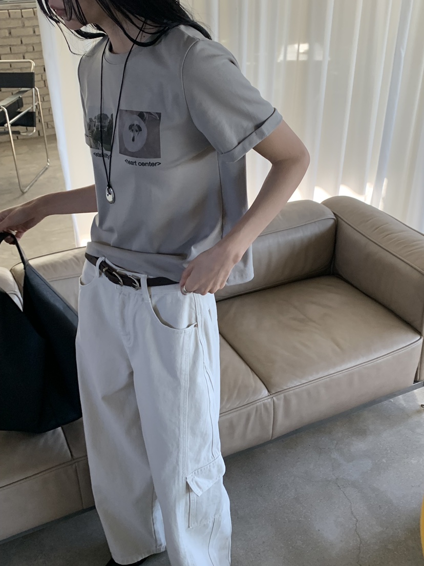 RIVER RAIN韓國代購女士新品時尚休閑26春夏人氣熱賣T恤RIVER RAINT恤