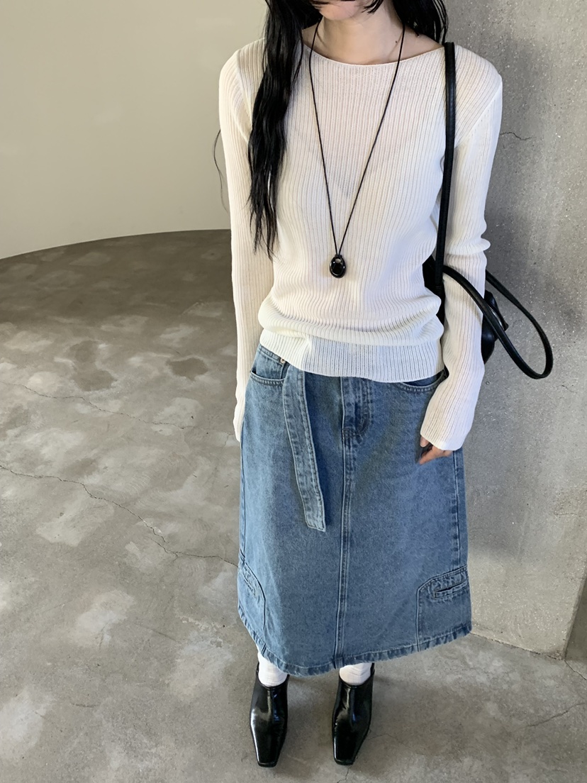 RIVER RAIN韓國直郵女裝新款職業推薦休閑26春夏人氣針織衫RIVER RAIN針織衫