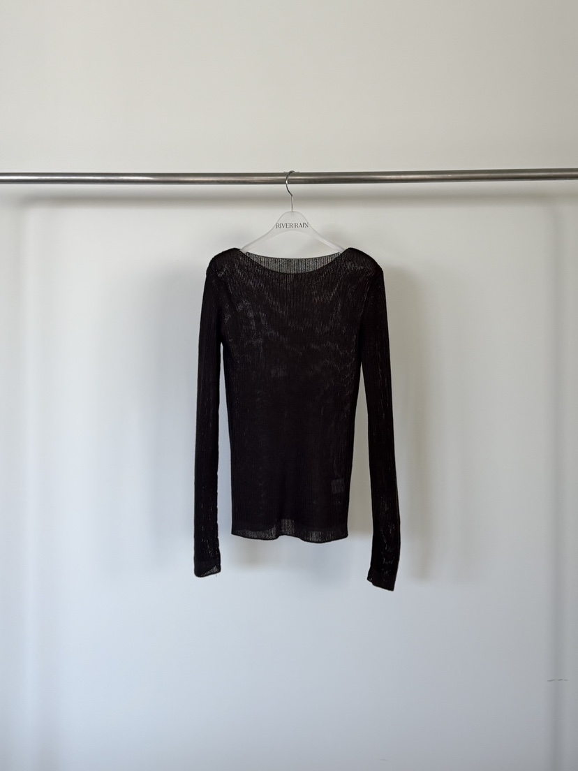 RIVER RAIN韓國直郵女裝新款職業推薦休閑26春夏人氣針織衫RIVER RAIN針織衫圖色2棕色