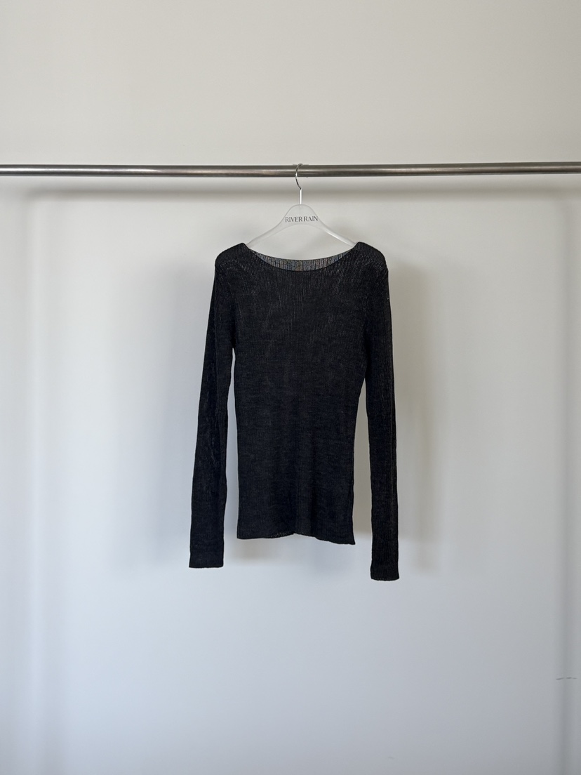 RIVER RAIN韓國直郵女裝新款職業推薦休閑26春夏人氣針織衫RIVER RAIN針織衫圖色3墨色
