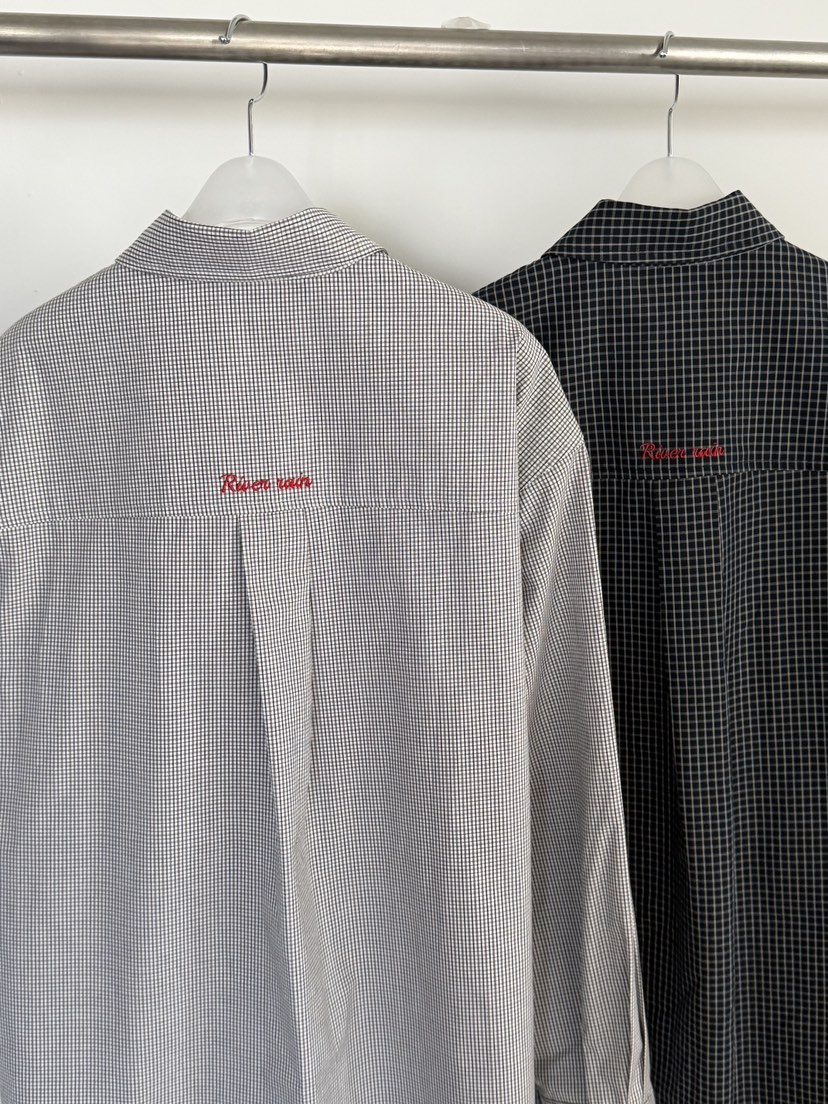 RIVER RAIN東大門代購女裝新品人氣26春夏襯衫蕾絲衫格子RIVER RAIN襯衫/蕾絲衫