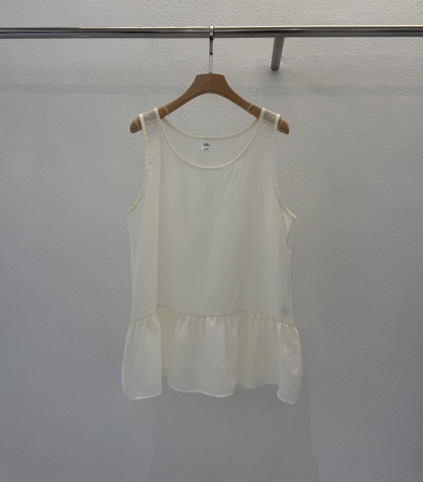 ABLERING東大門直郵女士新品職業推薦休閑人氣吊帶背心褶皺ABLE STANDARD/ABLERING吊帶/背心圖色1