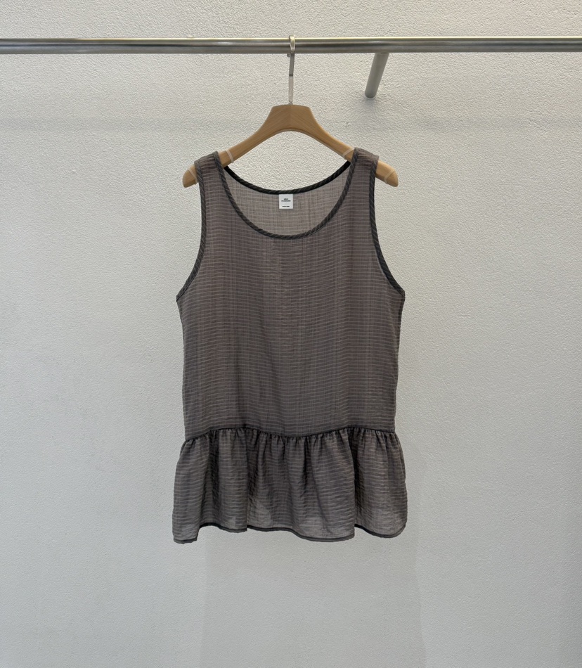 ABLERING東大門直郵女士新品職業推薦休閑人氣吊帶背心褶皺ABLE STANDARD/ABLERING吊帶/背心圖色2