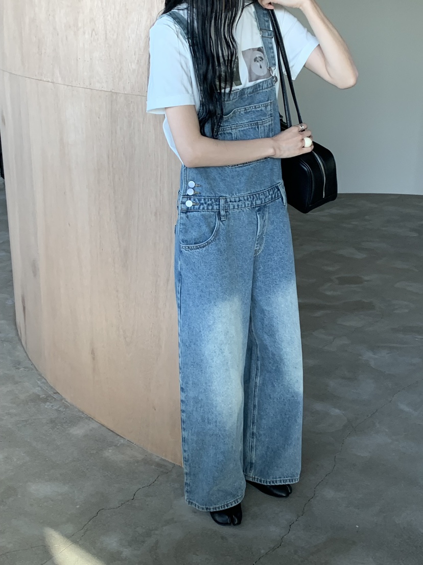 RIVER RAIN東大門代購女士新品休閑職業熱賣推薦真品背帶褲RIVER RAIN背帶褲