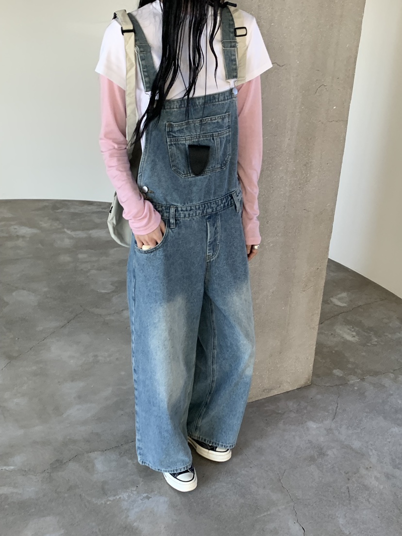 RIVER RAIN東大門代購女士新品休閑職業熱賣推薦真品背帶褲RIVER RAIN背帶褲