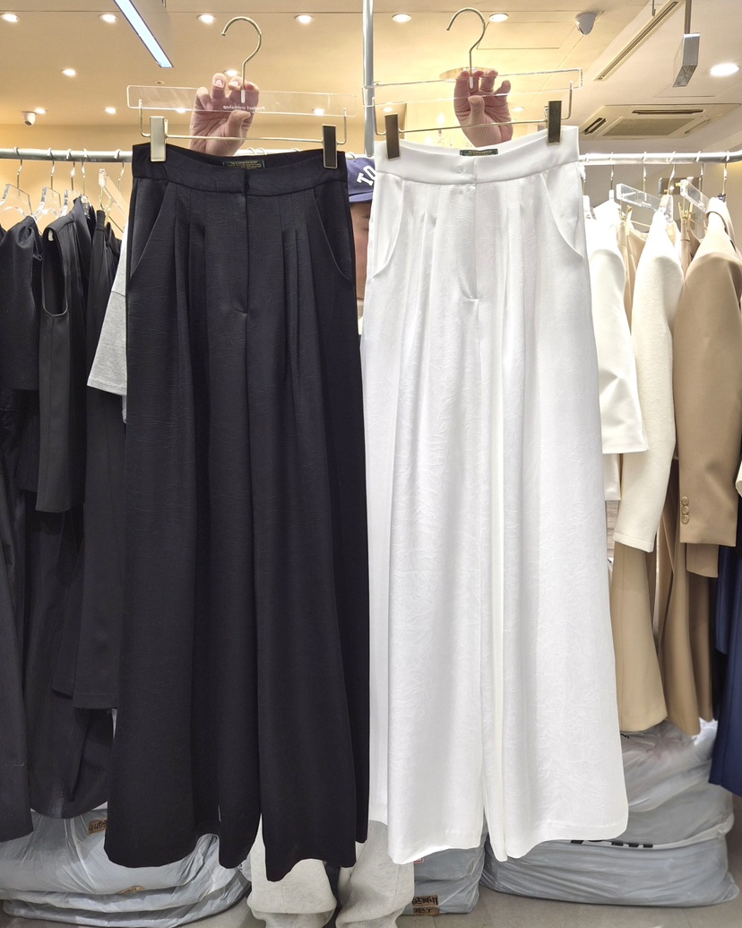 WORK SHOP韓國直郵女裝新款人氣職業時尚26春夏真品休閑褲Work_shop休閑褲