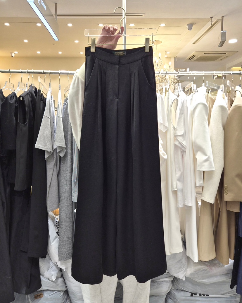 WORK SHOP韓國直郵女裝新款人氣職業時尚26春夏真品休閑褲Work_shop休閑褲圖色2