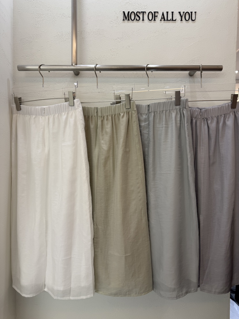 MOST OF ALL U韓國直郵女士新款時尚26春夏真品休閑長裙MOST OF ALL U長裙