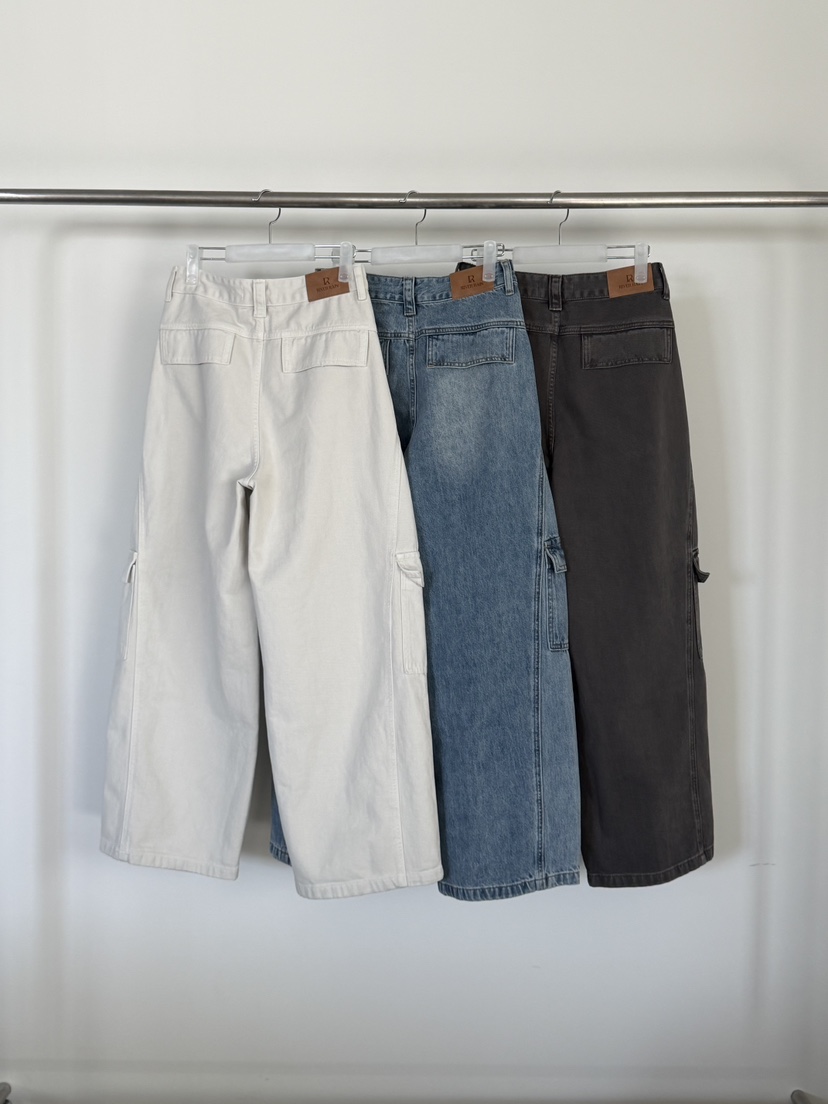 RIVER RAIN東大門直郵女裝新品休閑人氣真品時尚牛仔褲工裝RIVER RAIN牛仔褲