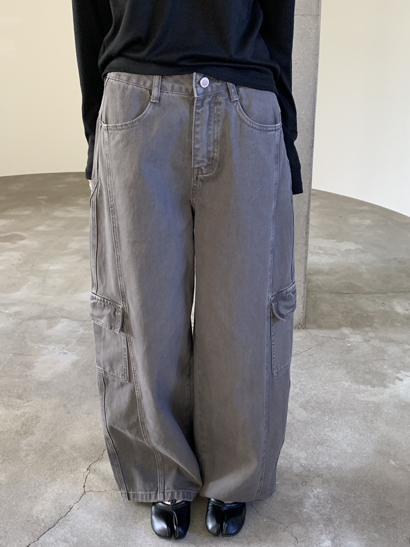 RIVER RAIN東大門直郵女裝新品休閑人氣真品時尚牛仔褲工裝RIVER RAIN牛仔褲