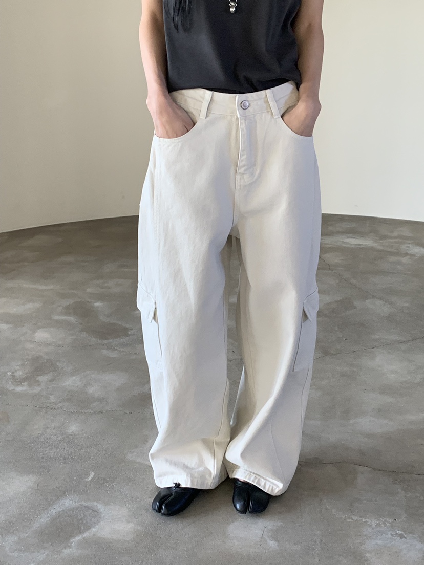 RIVER RAIN東大門直郵女裝新品休閑人氣真品時尚牛仔褲工裝RIVER RAIN牛仔褲