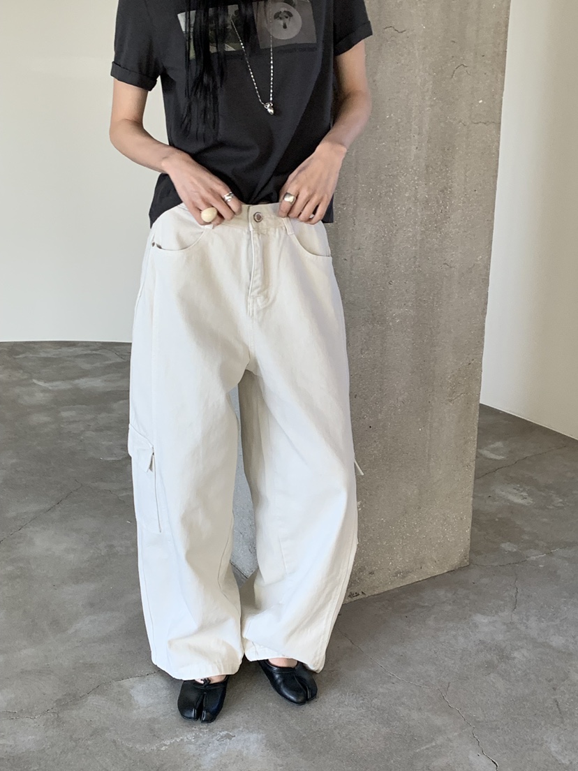 RIVER RAIN東大門直郵女裝新品休閑人氣真品時尚牛仔褲工裝RIVER RAIN牛仔褲