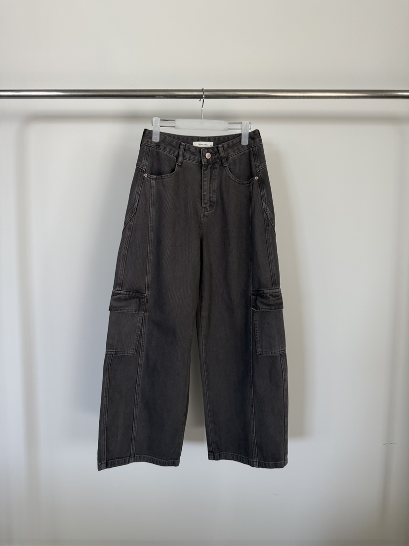 RIVER RAIN東大門直郵女裝新品休閑人氣真品時尚牛仔褲工裝RIVER RAIN牛仔褲圖色3