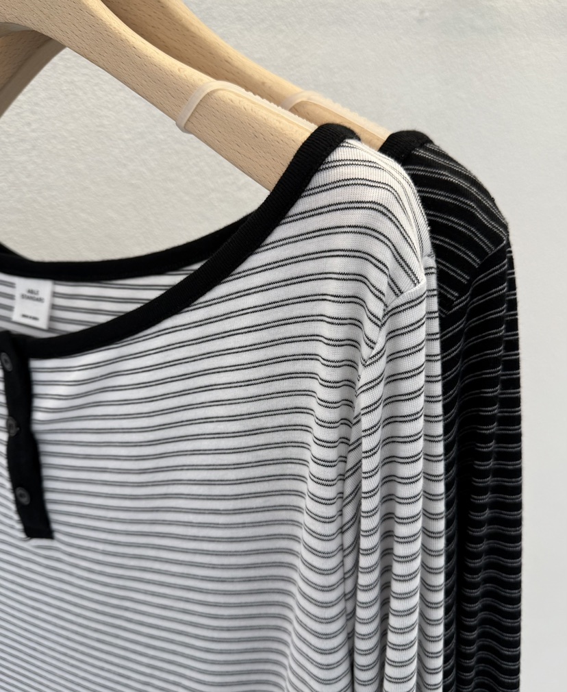 ABLERING韓國直郵女士新款休閑人氣推薦時尚真品長袖T恤船領ABLE STANDARD/ABLERING長袖T恤