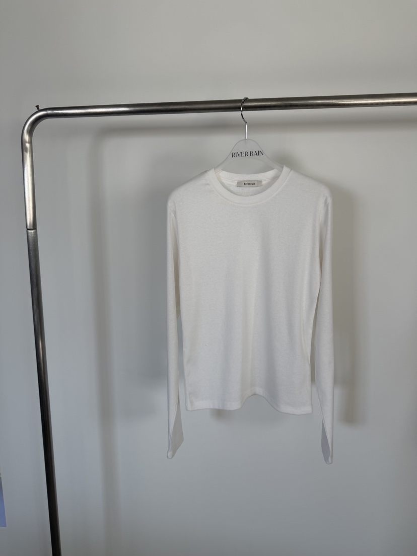 RIVER RAIN東大門實拍女裝新品真品人氣熱賣長袖T恤天絲RIVER RAIN長袖T恤圖色1