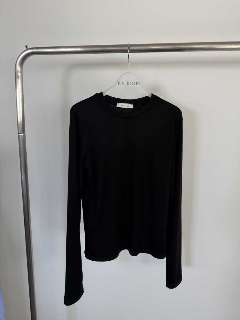 RIVER RAIN東大門實拍女裝新品真品人氣熱賣長袖T恤天絲RIVER RAIN長袖T恤圖色5