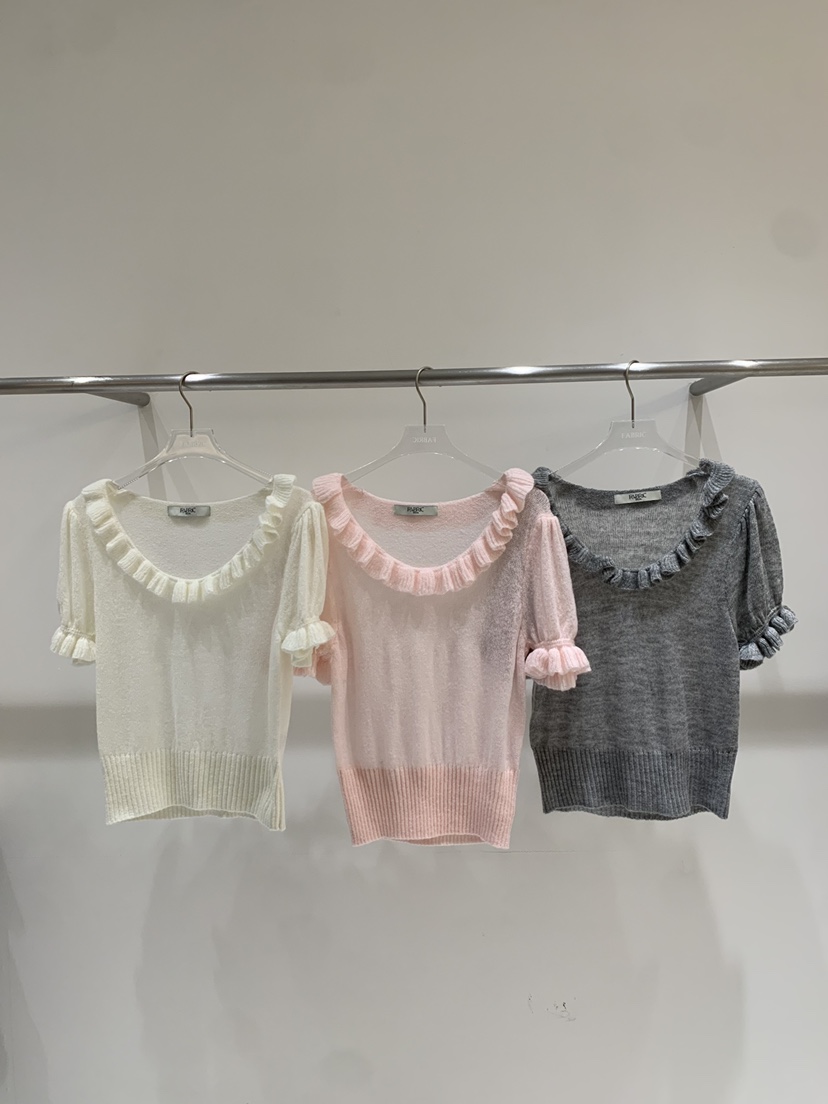 FABRIC東大門實拍女士新品職業人氣時尚26春夏真品針織衫FABRIC針織衫