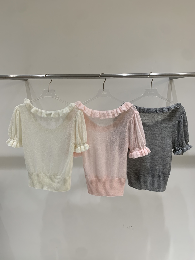 FABRIC東大門實拍女士新品職業人氣時尚26春夏真品針織衫FABRIC針織衫