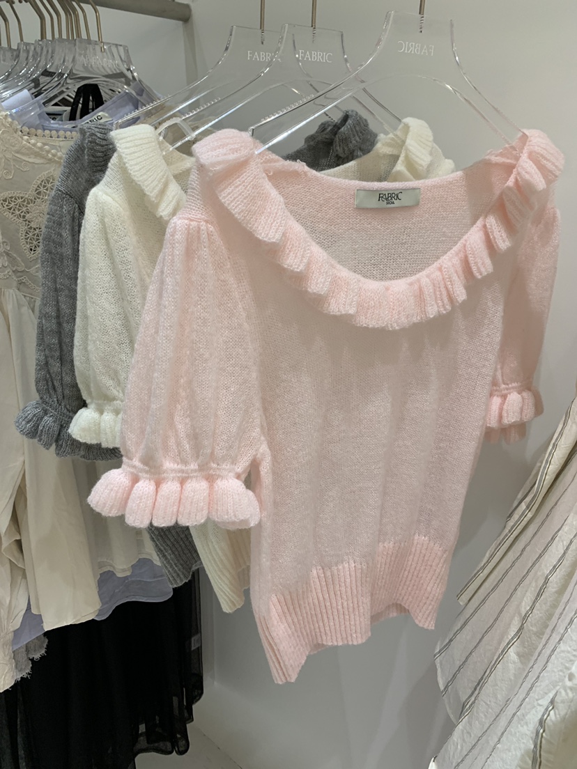 FABRIC東大門實拍女士新品職業人氣時尚26春夏真品針織衫FABRIC針織衫