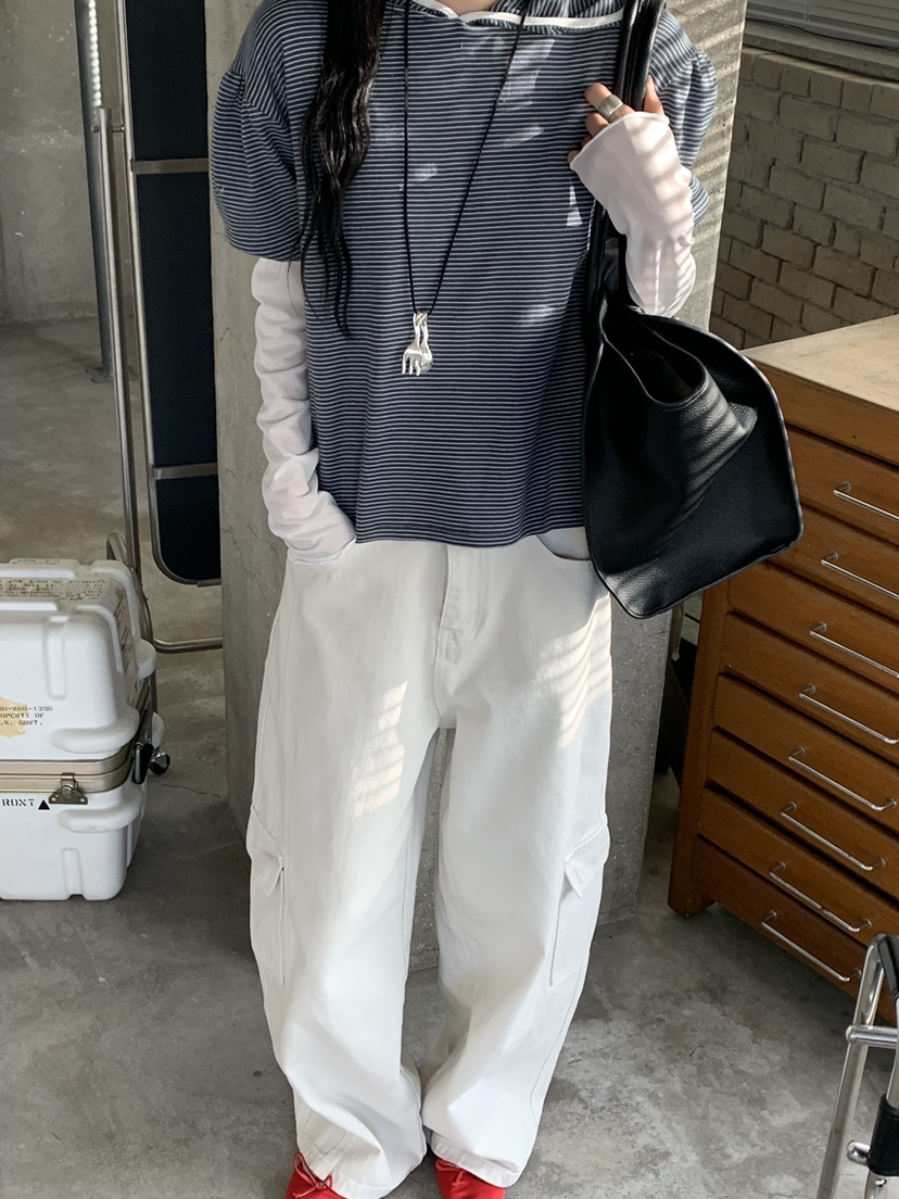 RIVER RAIN韓國代購女士新品熱賣26春夏時尚休閑長袖T恤RIVER RAIN長袖T恤